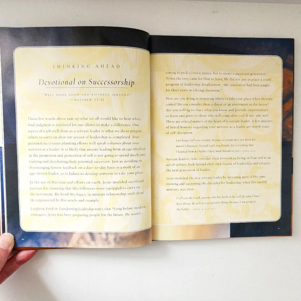 Servant Leader Transforming Your Heart Head Hands & Habits by Blanchard & Hodges